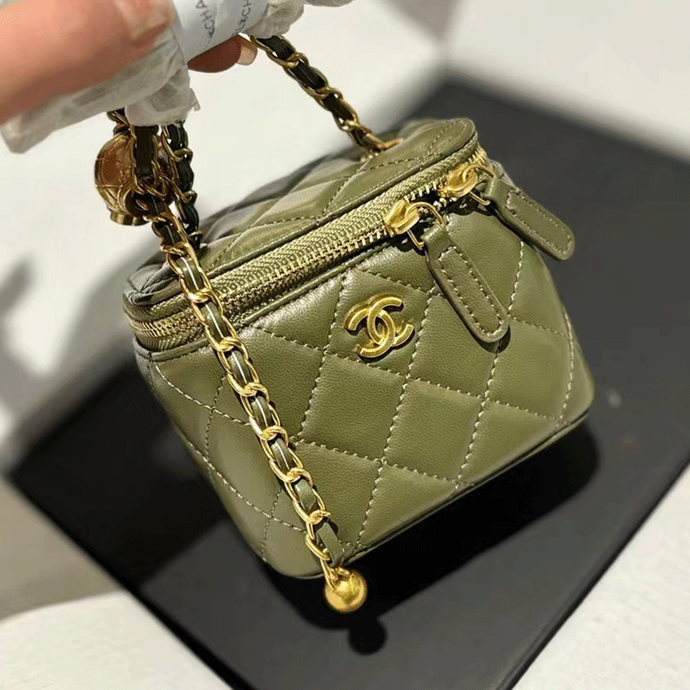 Chanel Golden-Ball Makeup Box