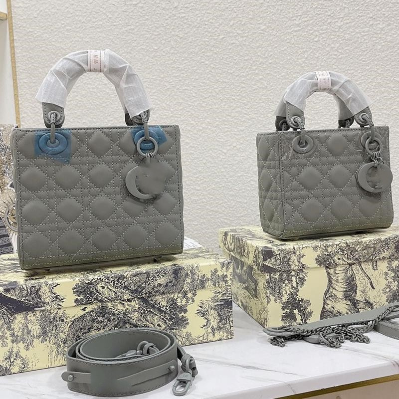 Dior The LADY DIOR Bag Ultramatte Cannage Calfskin