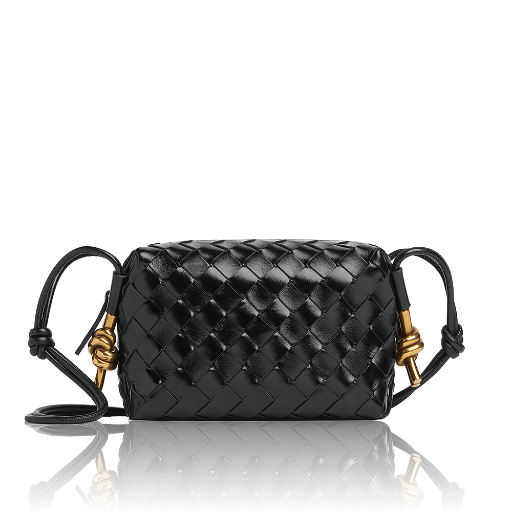 BV Bottega Veneta Mini Loop Metal Knots Bag