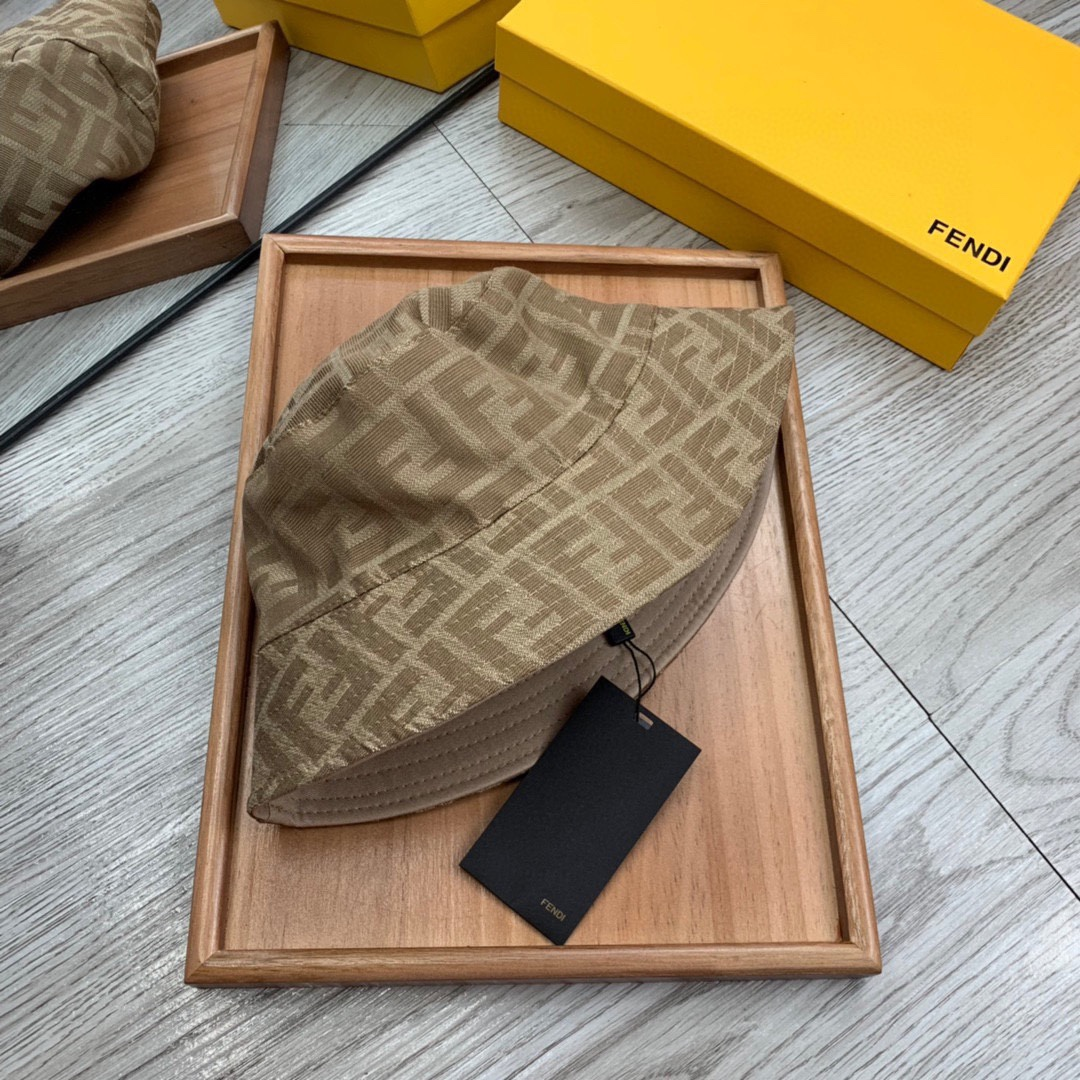 Fendi Breathable And Comfortable Fisherman Hat Sunhat