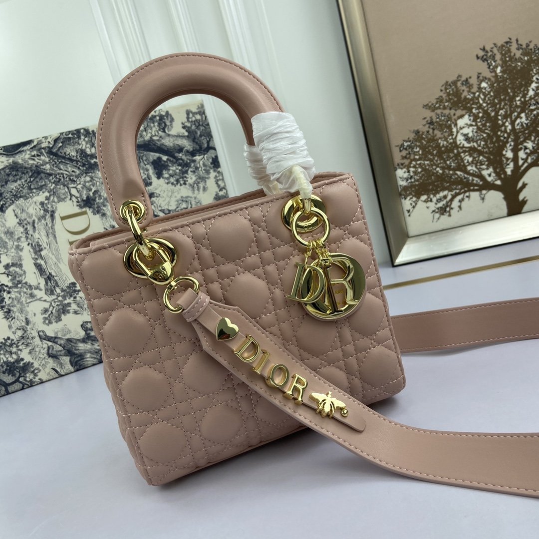Dior The LADY DIOR Bag MINI SIZE(17*15*7cm)