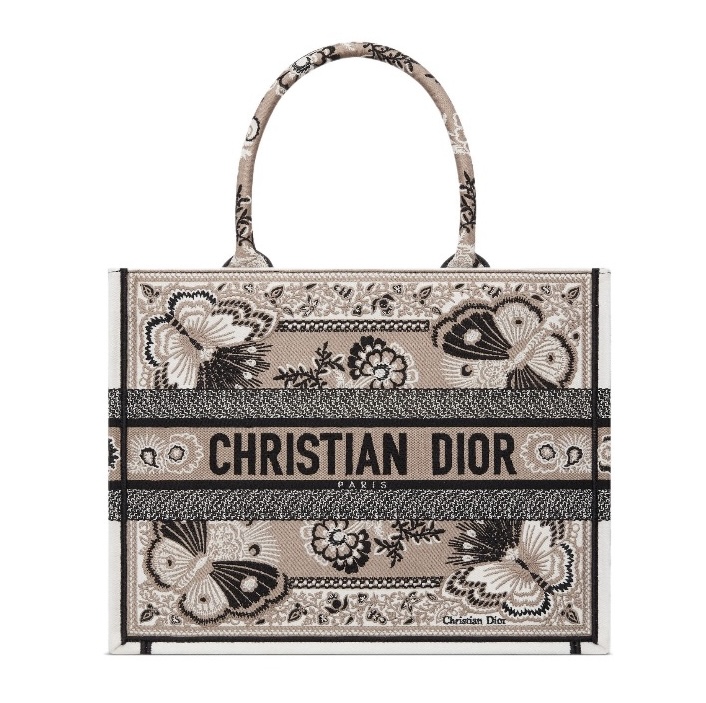 DIOR Book Tote Butterfly Series Bags