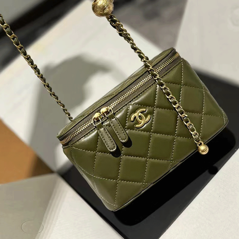 Chanel Golden-Ball Makeup Box