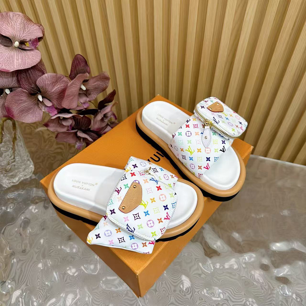 Louis Vuitton x Murakami  Pool Pillow Flat Comfort Mule