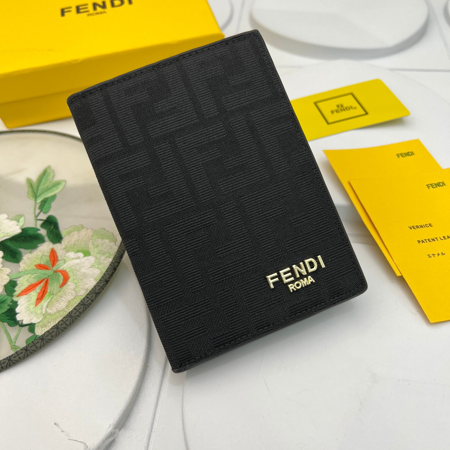FENDI Canvas&Leather Wallth