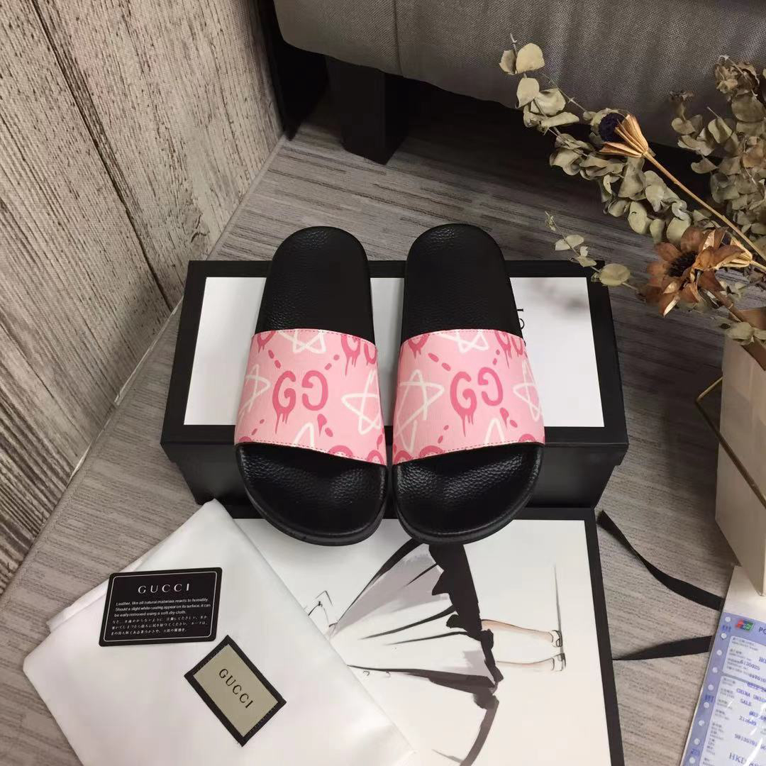 Gucci GG Blooms Supreme Floral Slide Sandal