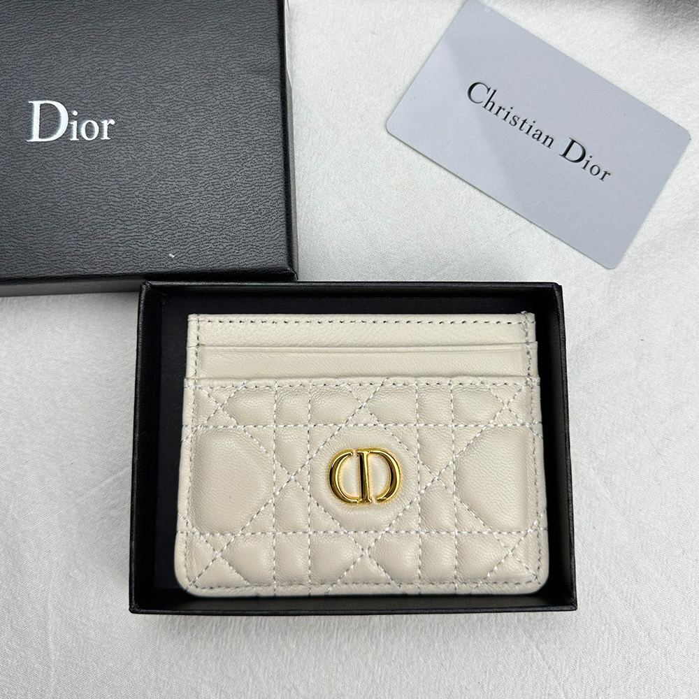 Dior Caro Freesia Card Holder
