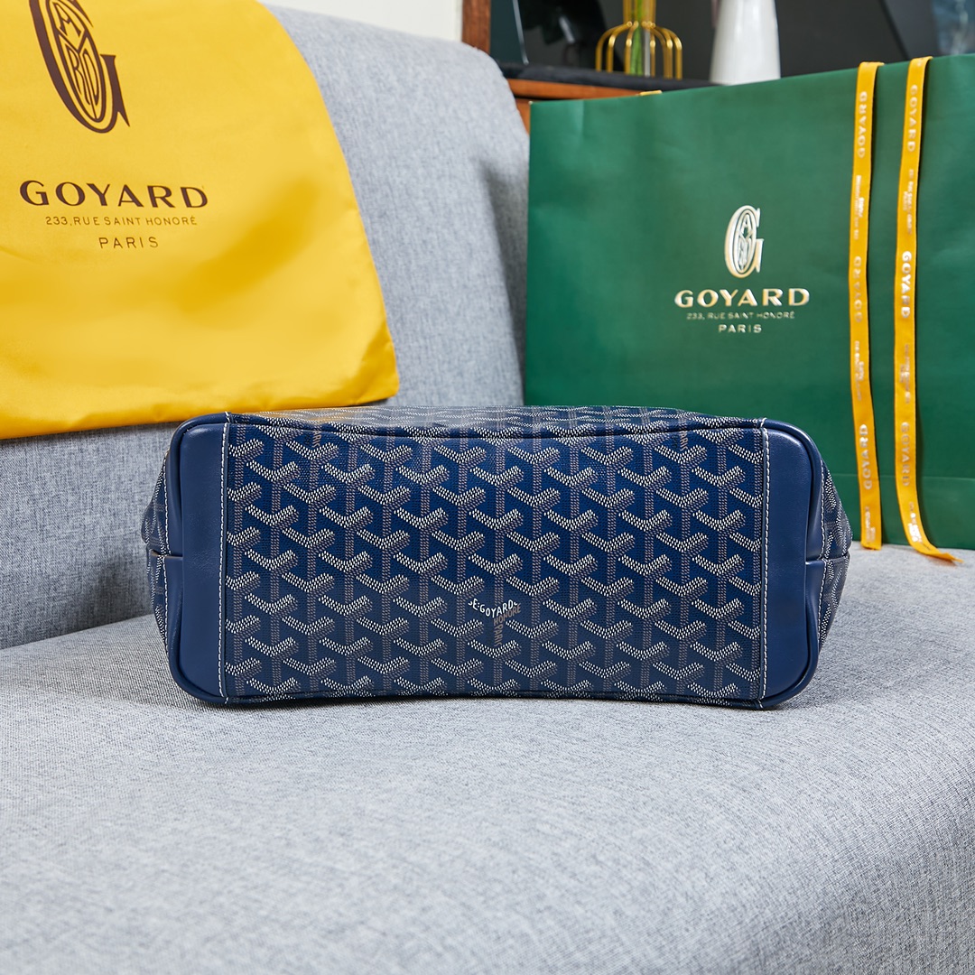 Goyard artois bag navy blue