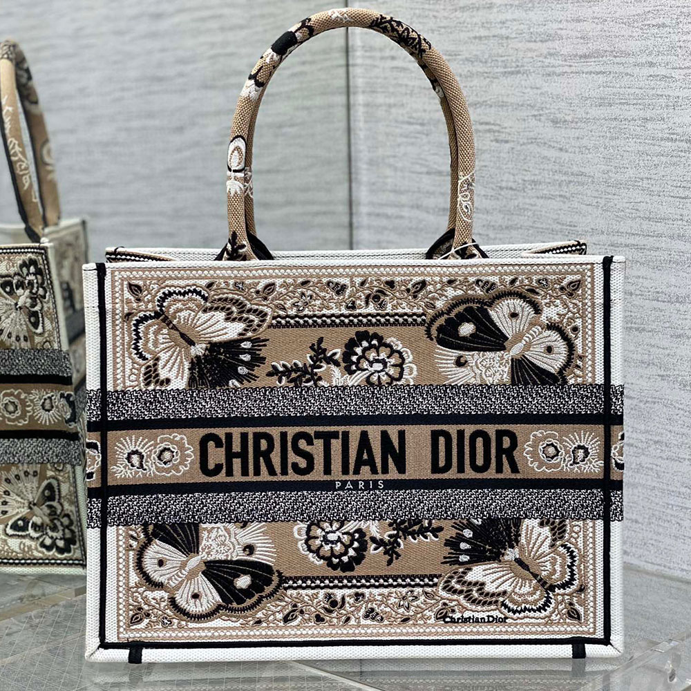 DIOR Book Tote Butterfly Series Bags