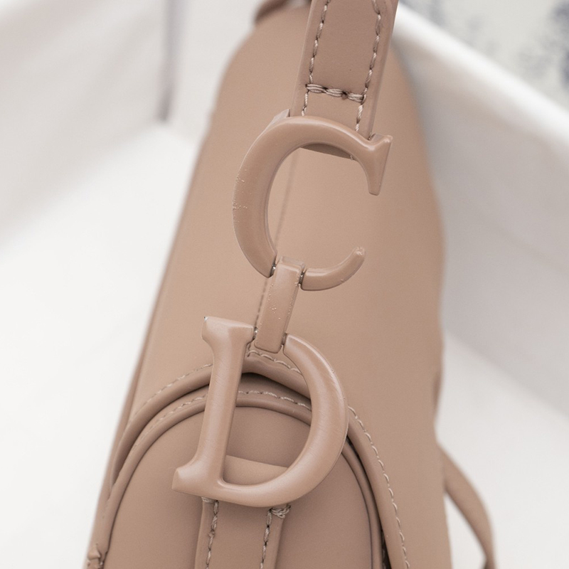 Dior SADDLE Bag Pink Ultramatte Calfskin