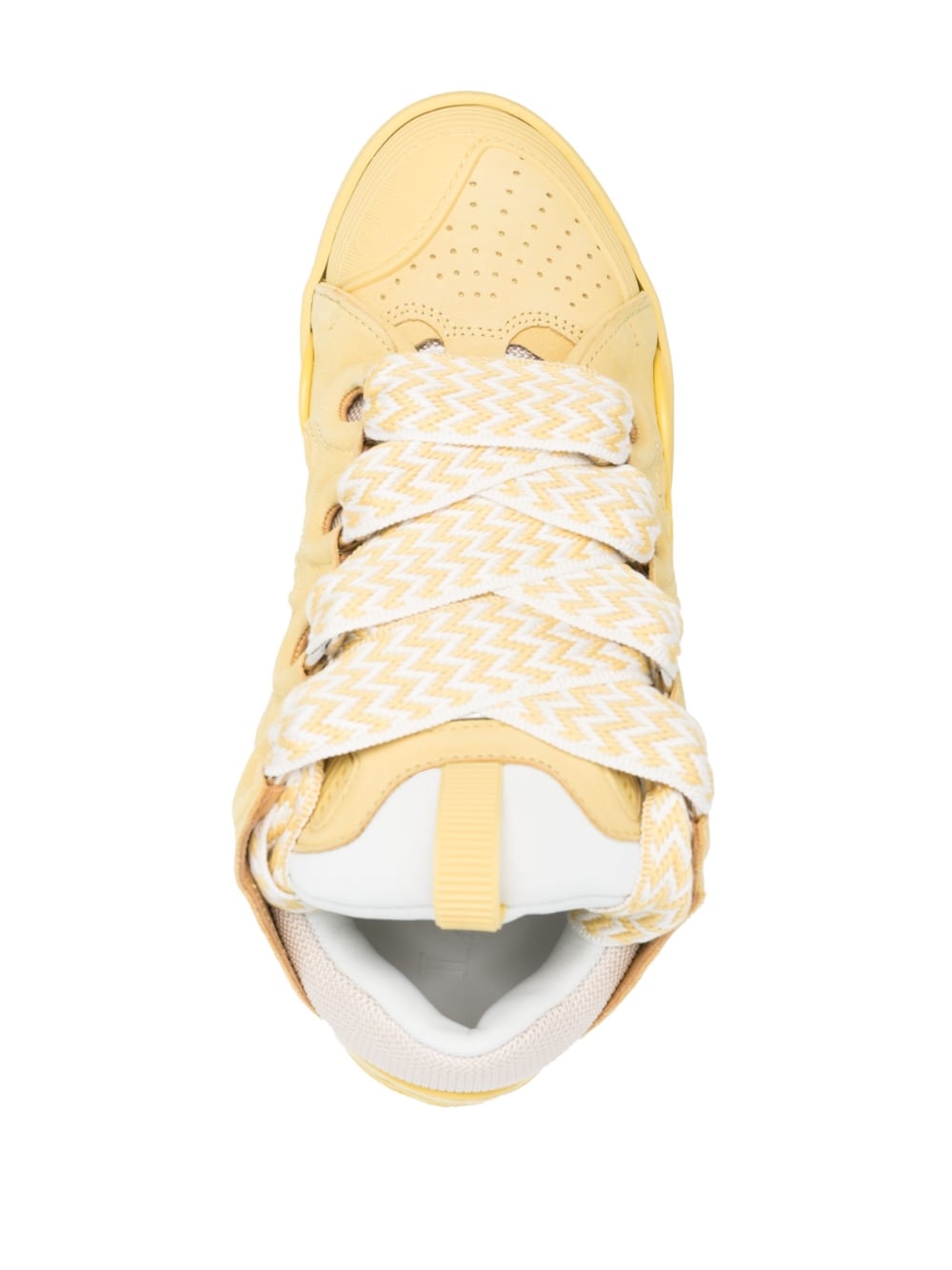 Lanvin LEATHER CURB SNEAKERS