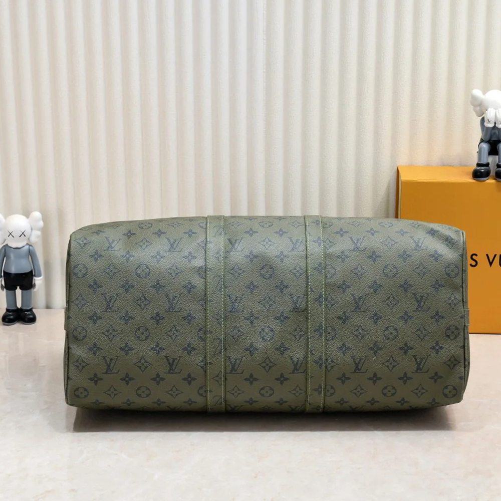 Louis Vuitton Military Green Kepall45 Travel Bag