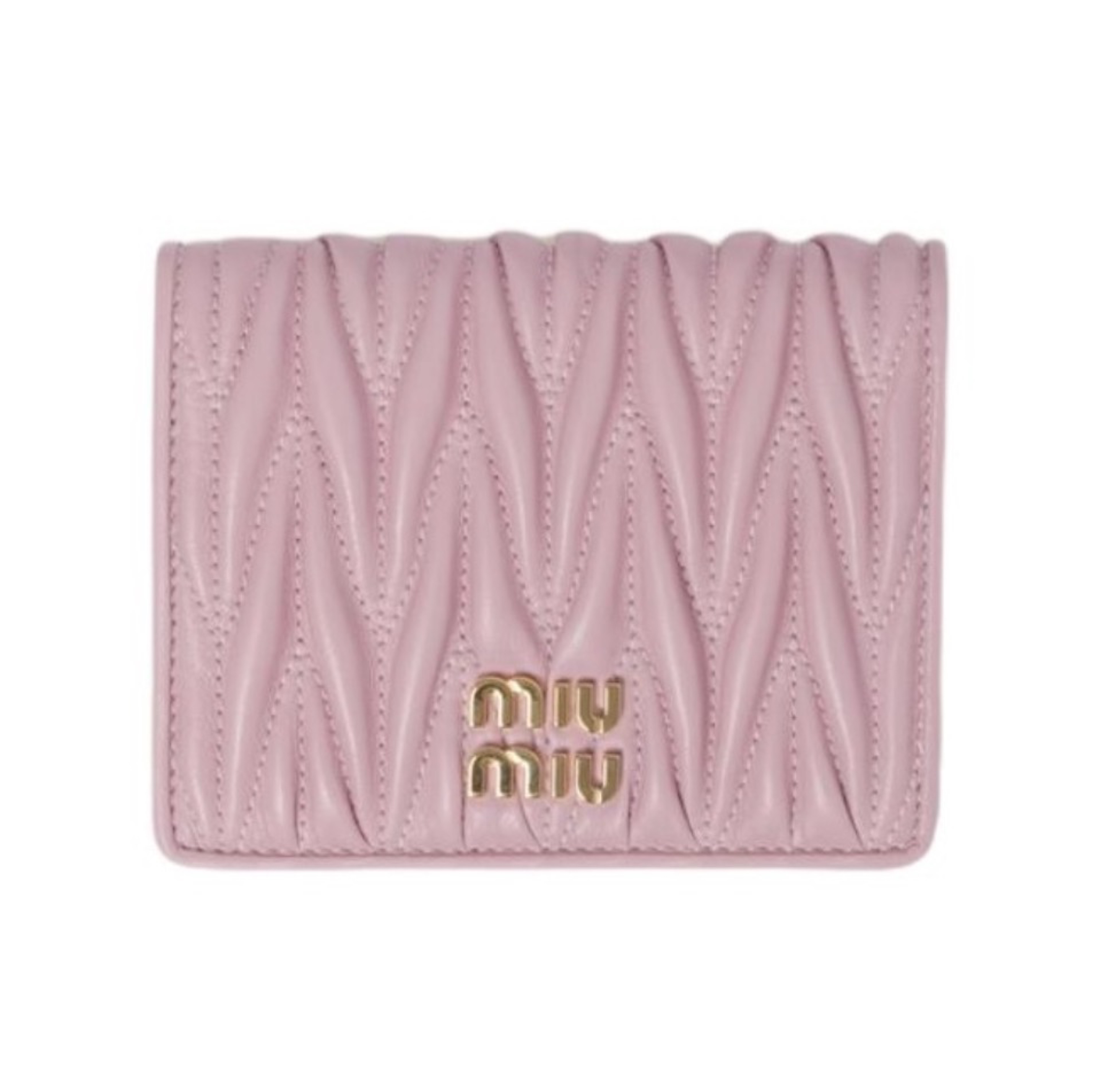 MIU MIU Matelassé Sheepskin Wallet
