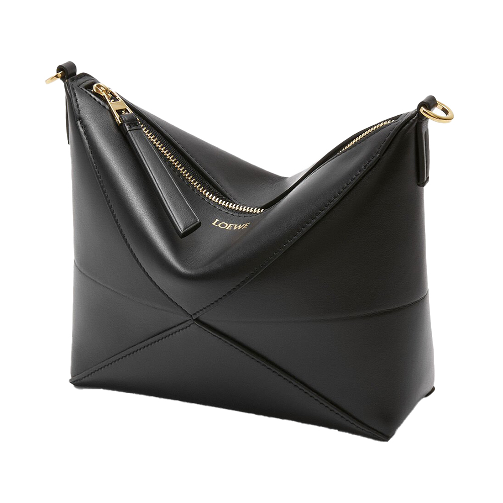 Loewe Puzzle Fold Pouch in Shiny Nappa Calfskin Bag