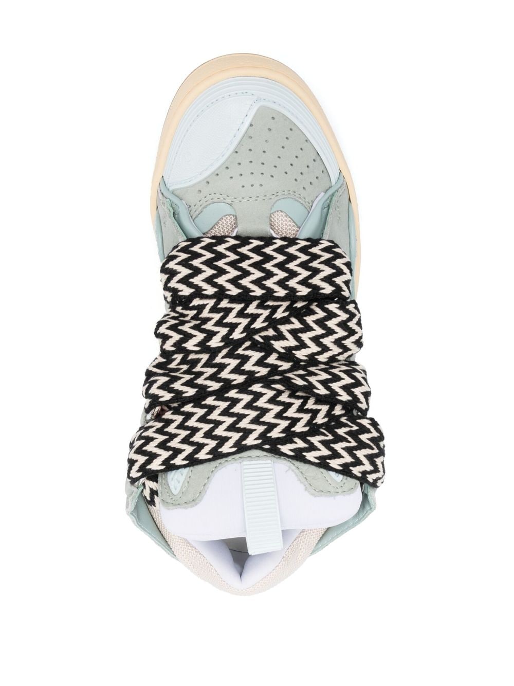 Lanvin LEATHER CURB SNEAKERS