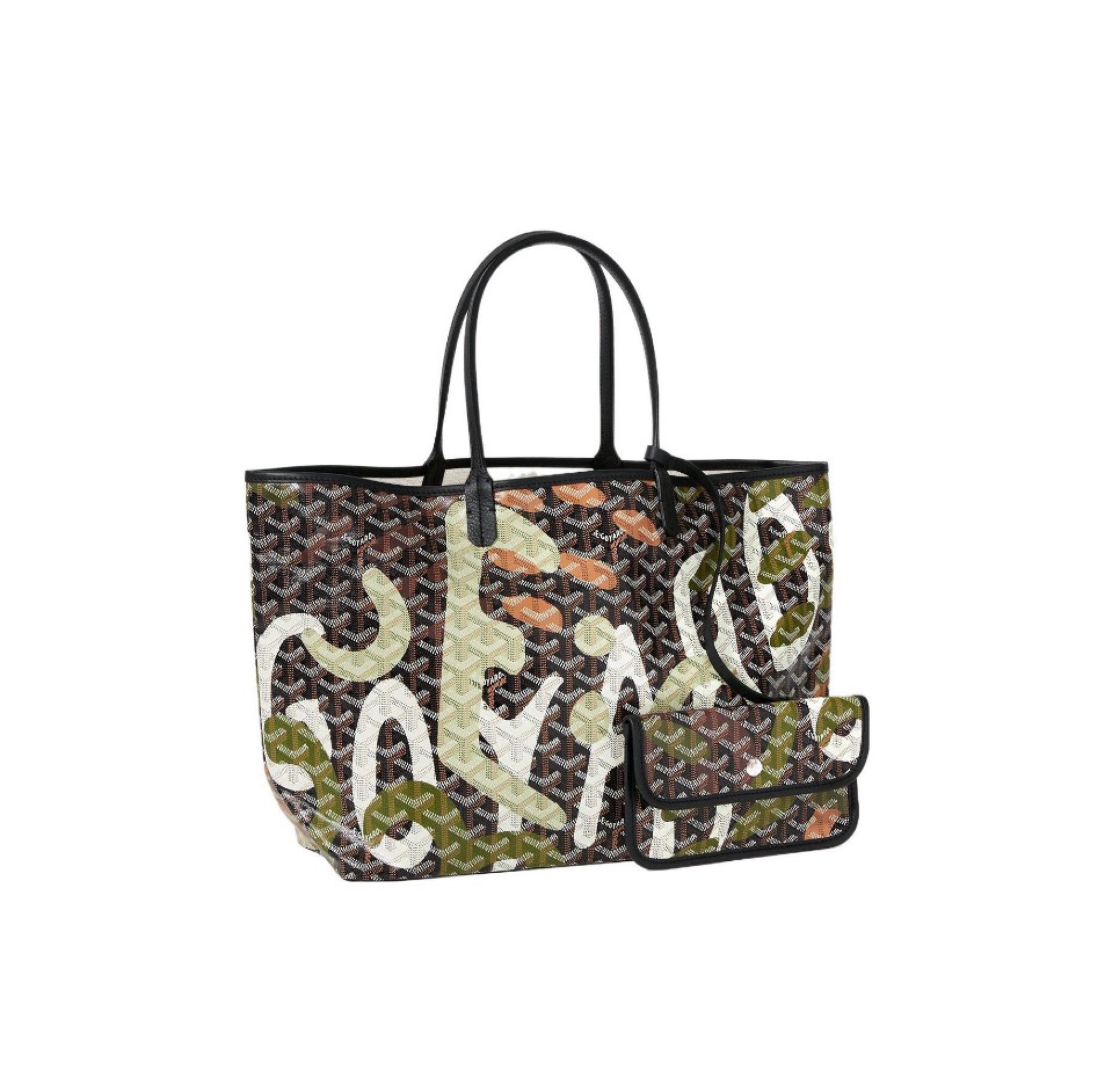 Goyard Saint Louis graffiti Tote handbag shoulder bag