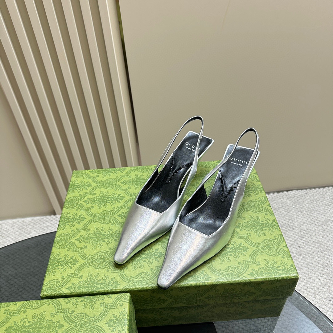 Gucci Square Toe Strappy Sandals Slide Sandal