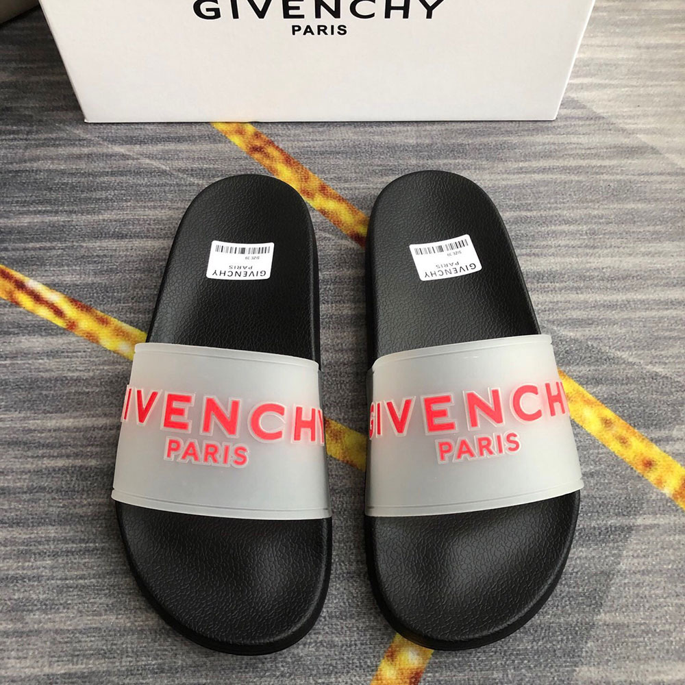 Givenchy Rubber Logo flip-flops Slide Sandal