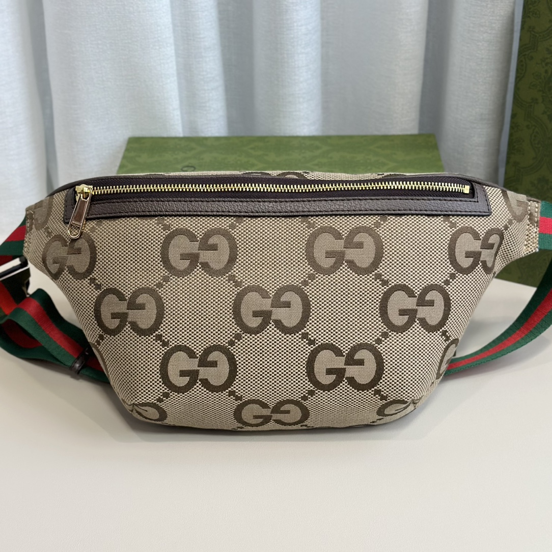 Gucci Canvas And leather Crossbody Shoulder Bag
