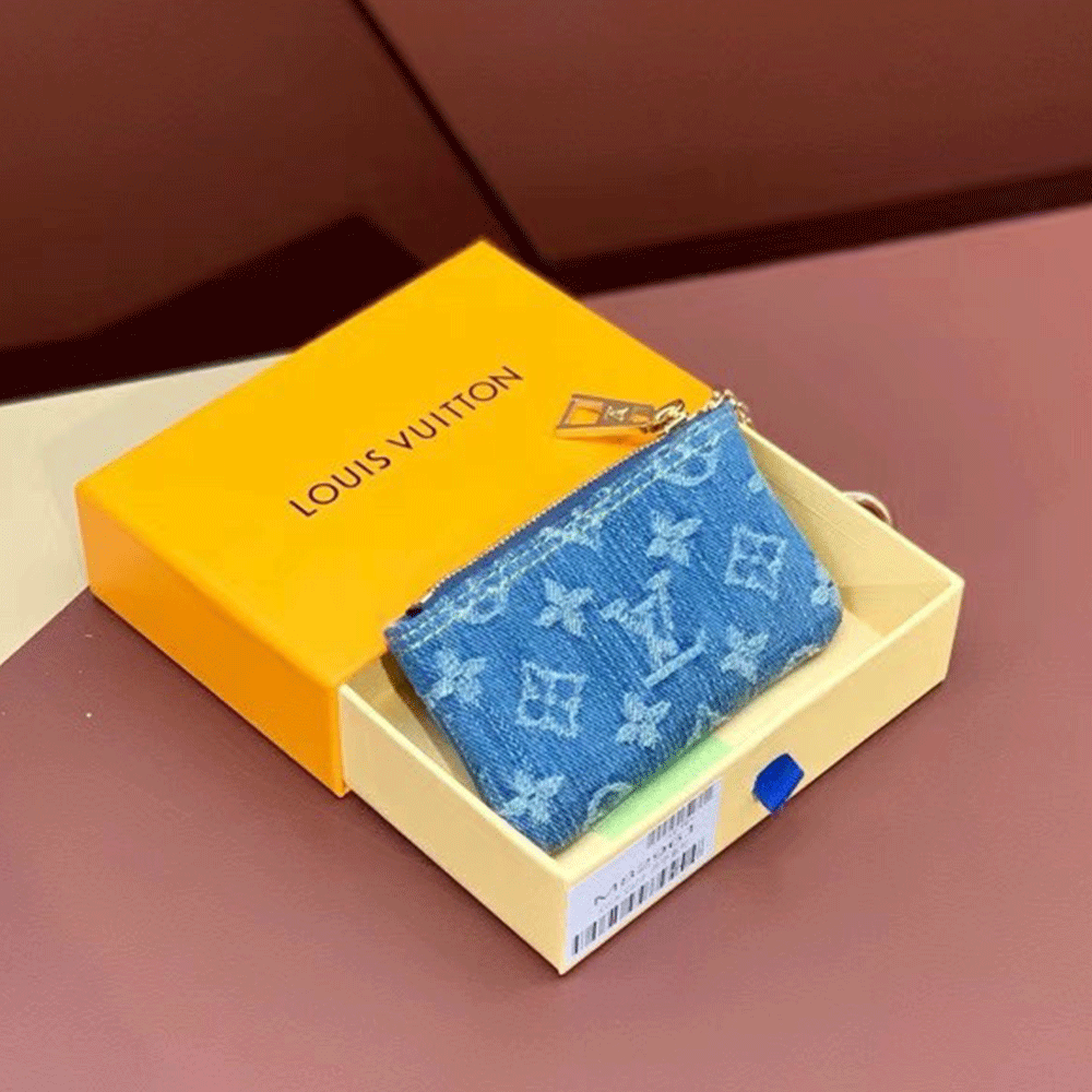 Louis Vuitton LV Jacquard Denim Key Bag