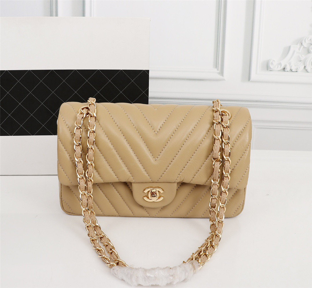 Chanel Clacssic Flap CF Chain Shoulder Strap Bag