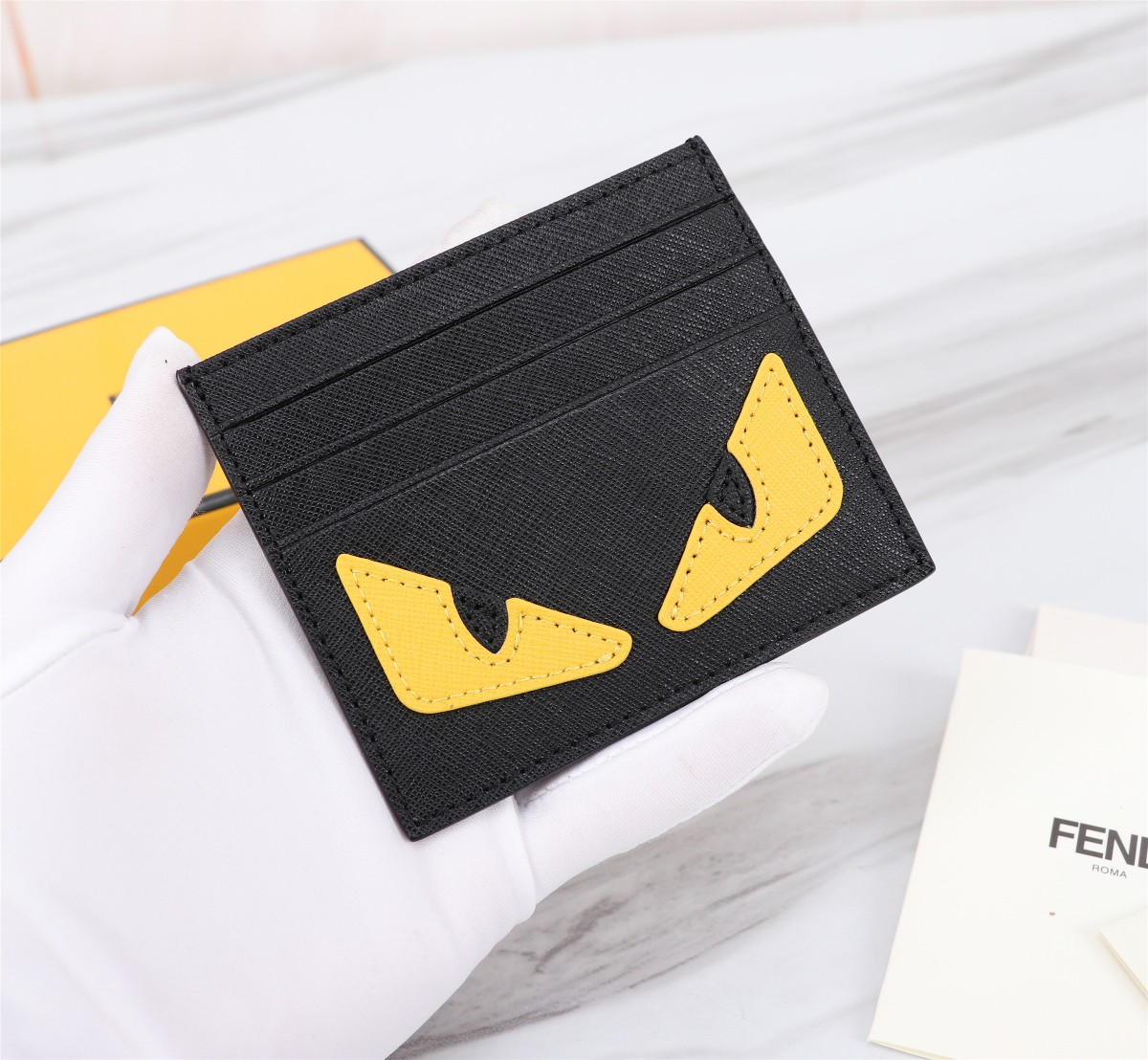 FENDI Leather Card Holder