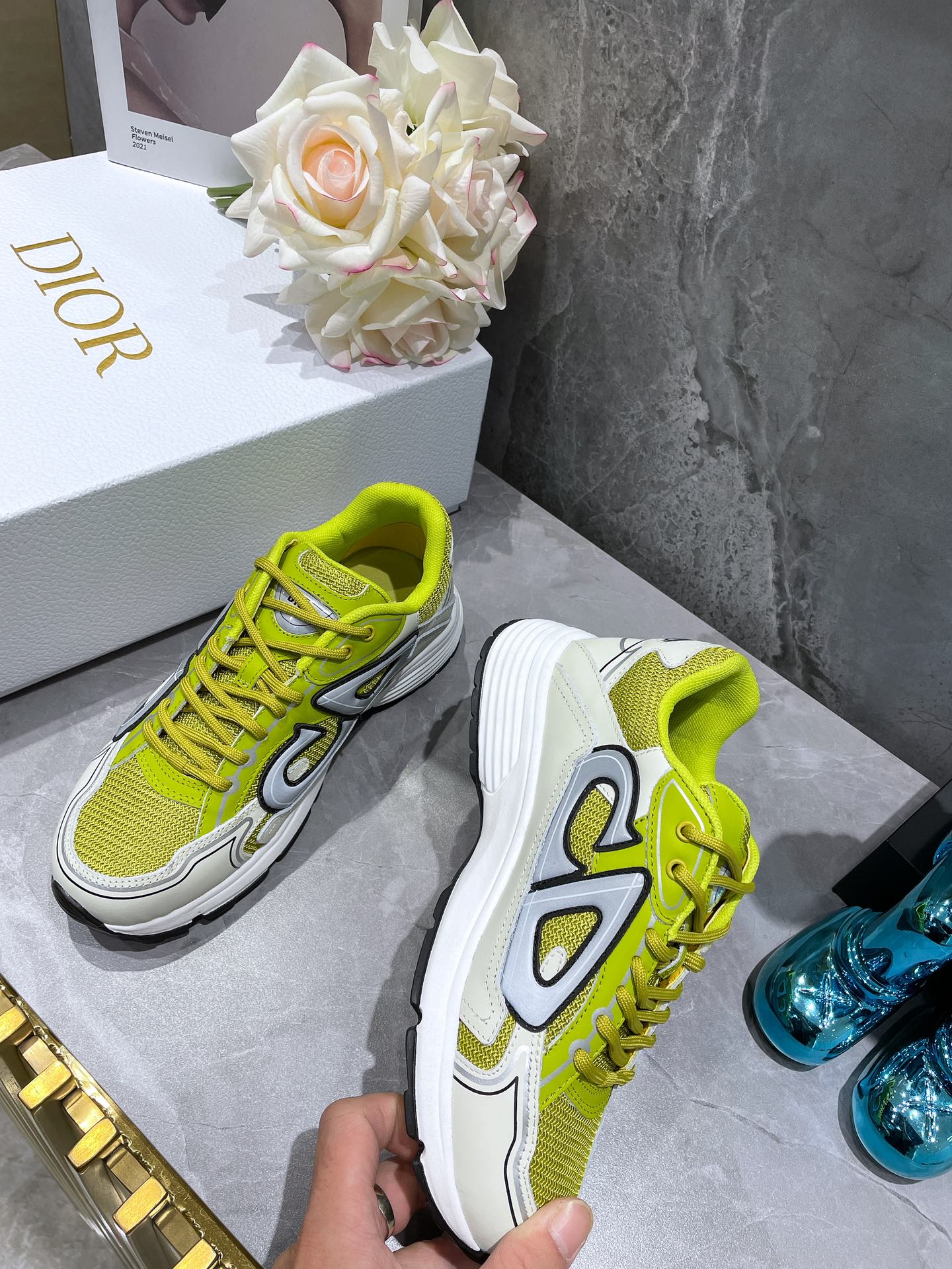 Dior B30 Dad Sneakers Green