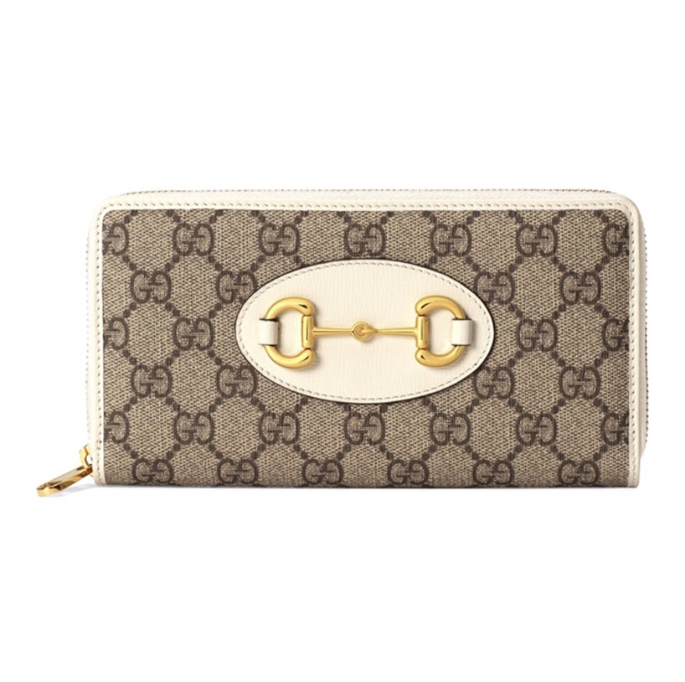 Gucci Unisex Gucci 1955 Horsebit Zip Around Wallet