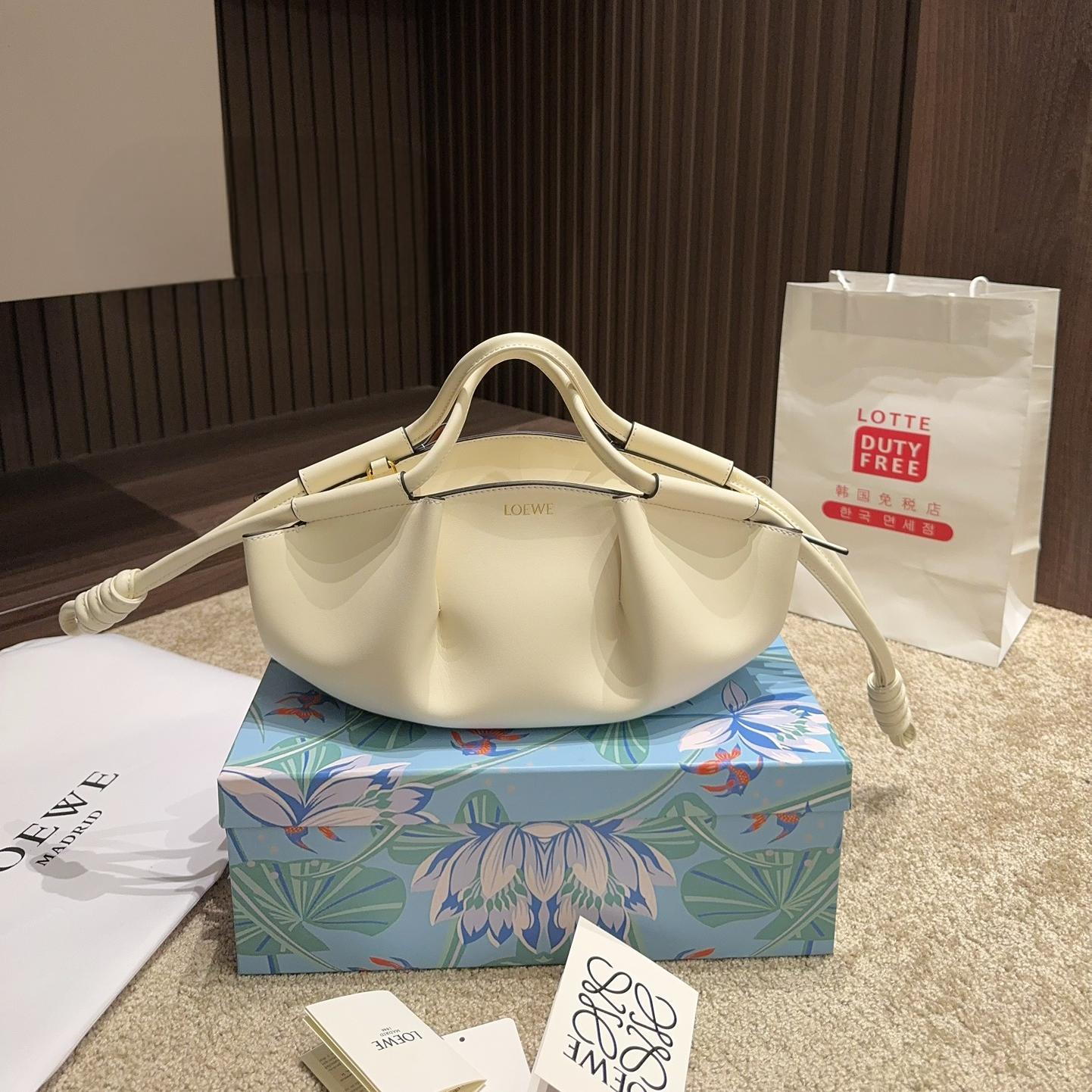 Loewe Shiny Nappa Calfskin Paseo Bag