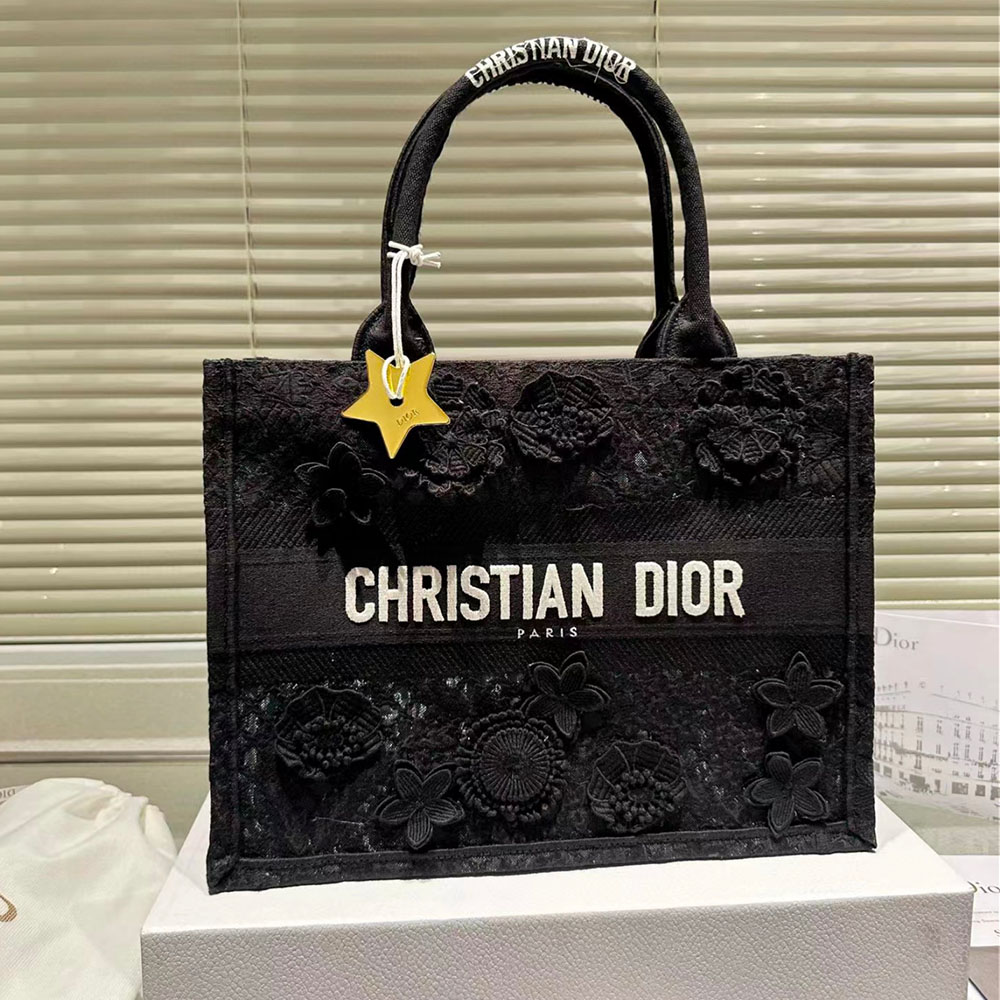 Dior Book Tote D-Lace Macrame