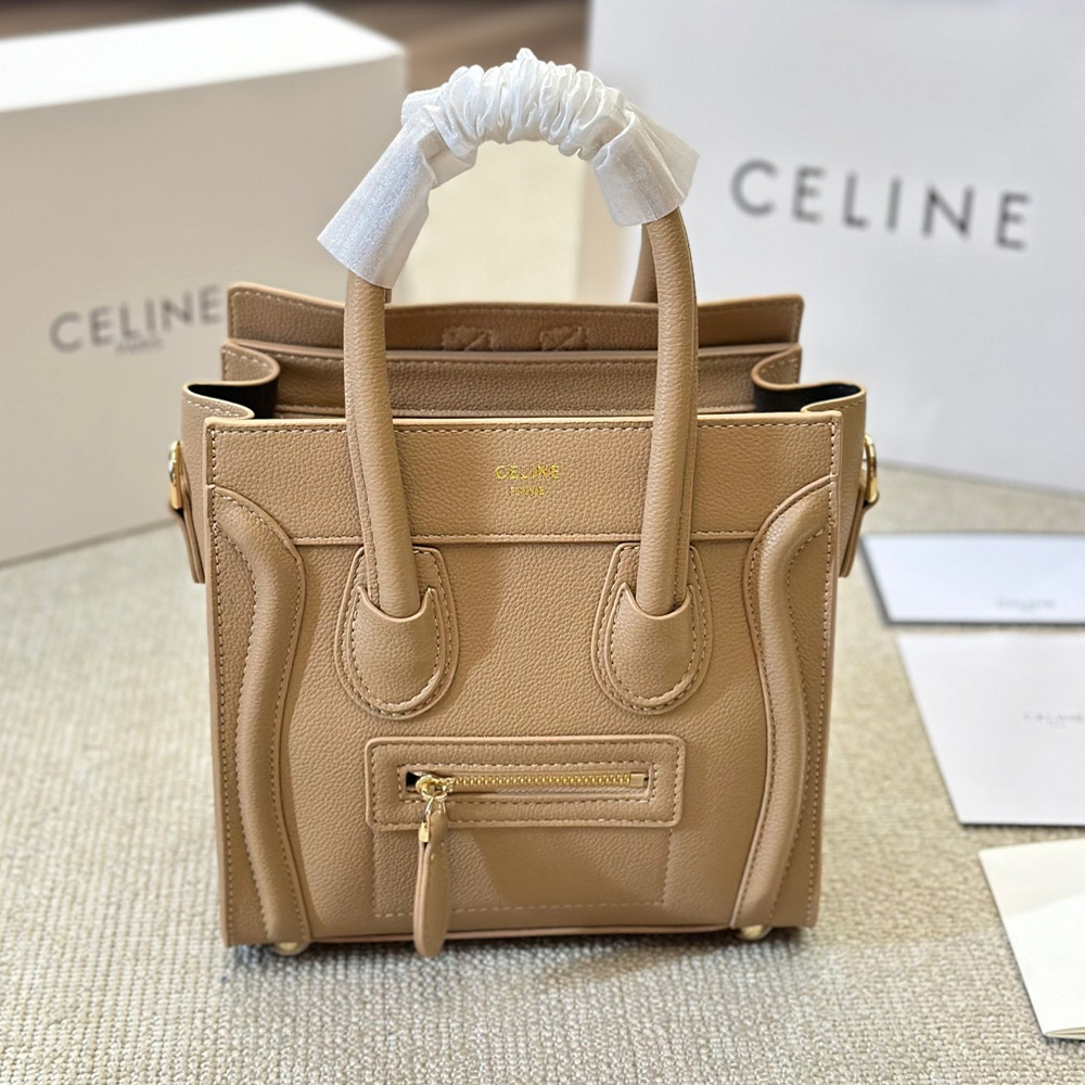 Celine Luggage Smiley leather handbag crossbody bag