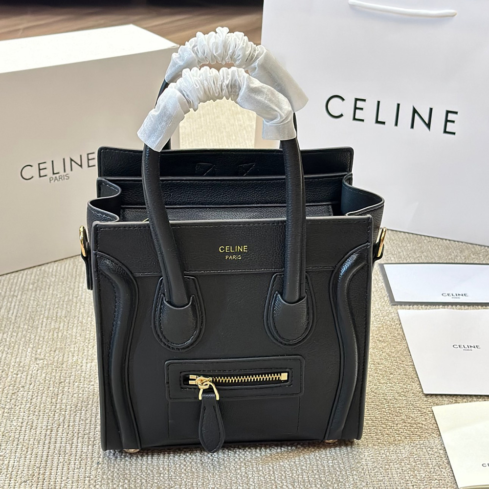 Celine Luggage Smiley leather handbag crossbody bag