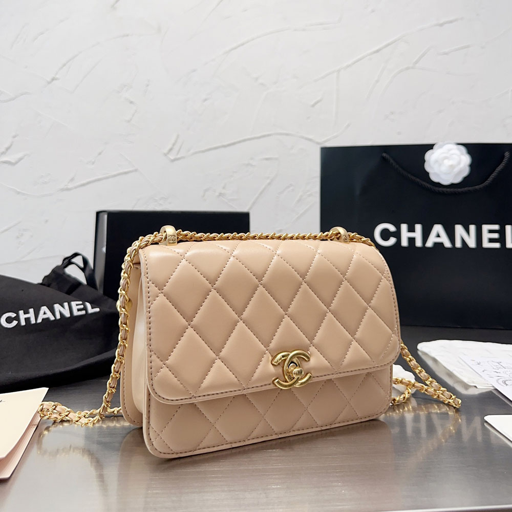 Chanel WOC Bag Double Golden Beads