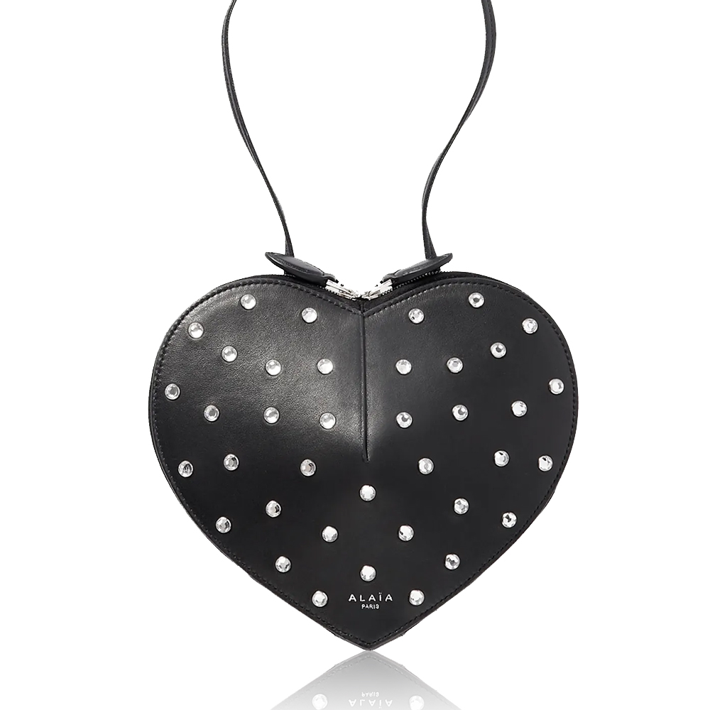 ALaia Diamond Heart Handbag