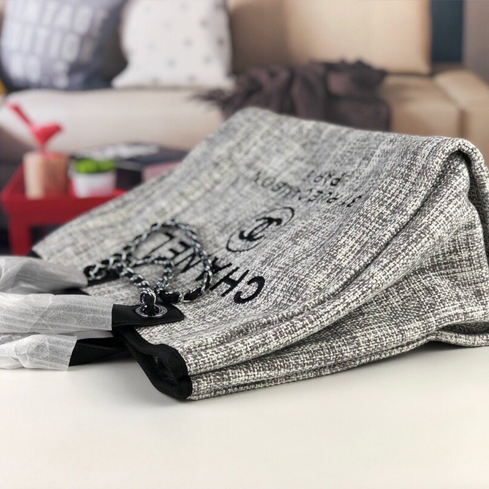 Chanel Handle Embroidered Crossbody Bag