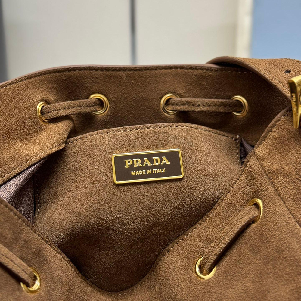 Prada Suede Bucket Bag