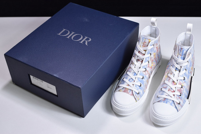 Dior B23 OBLIQUE LOW black white Shoes T00480H051