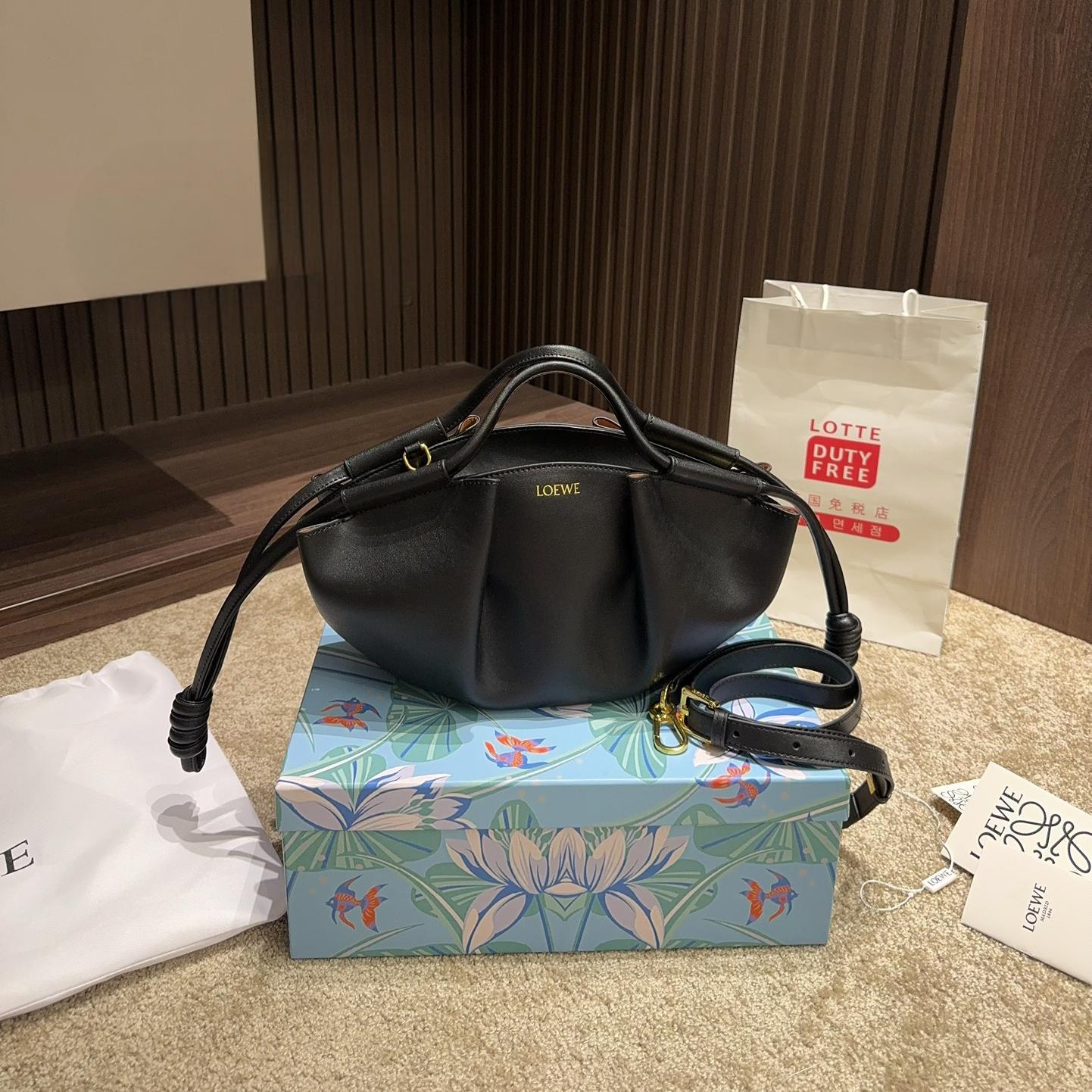 Loewe Shiny Nappa Calfskin Paseo Bag