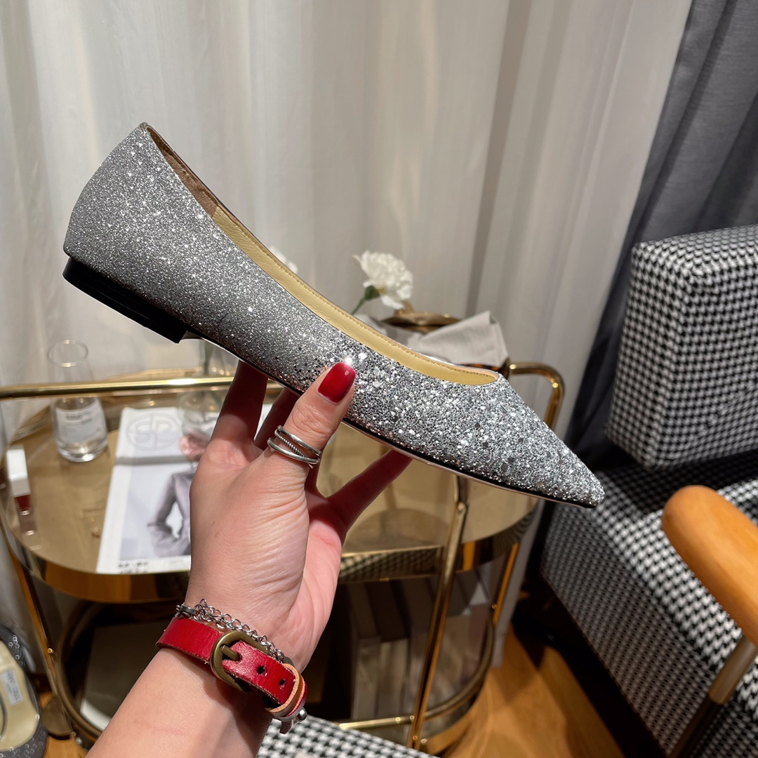 Jimmy Choo Love Flat cusp  Slide Sandal