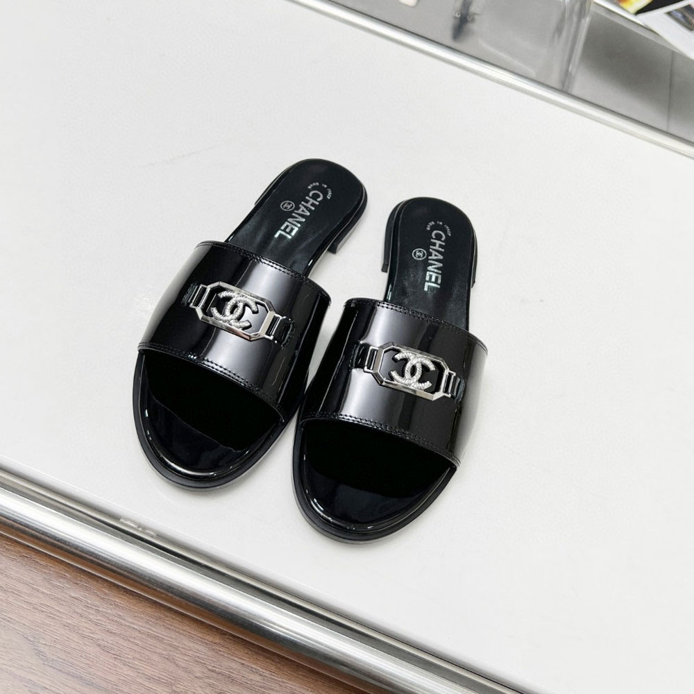Chanel Flat Opflopsen-toed Flip-flops Slide Sandal