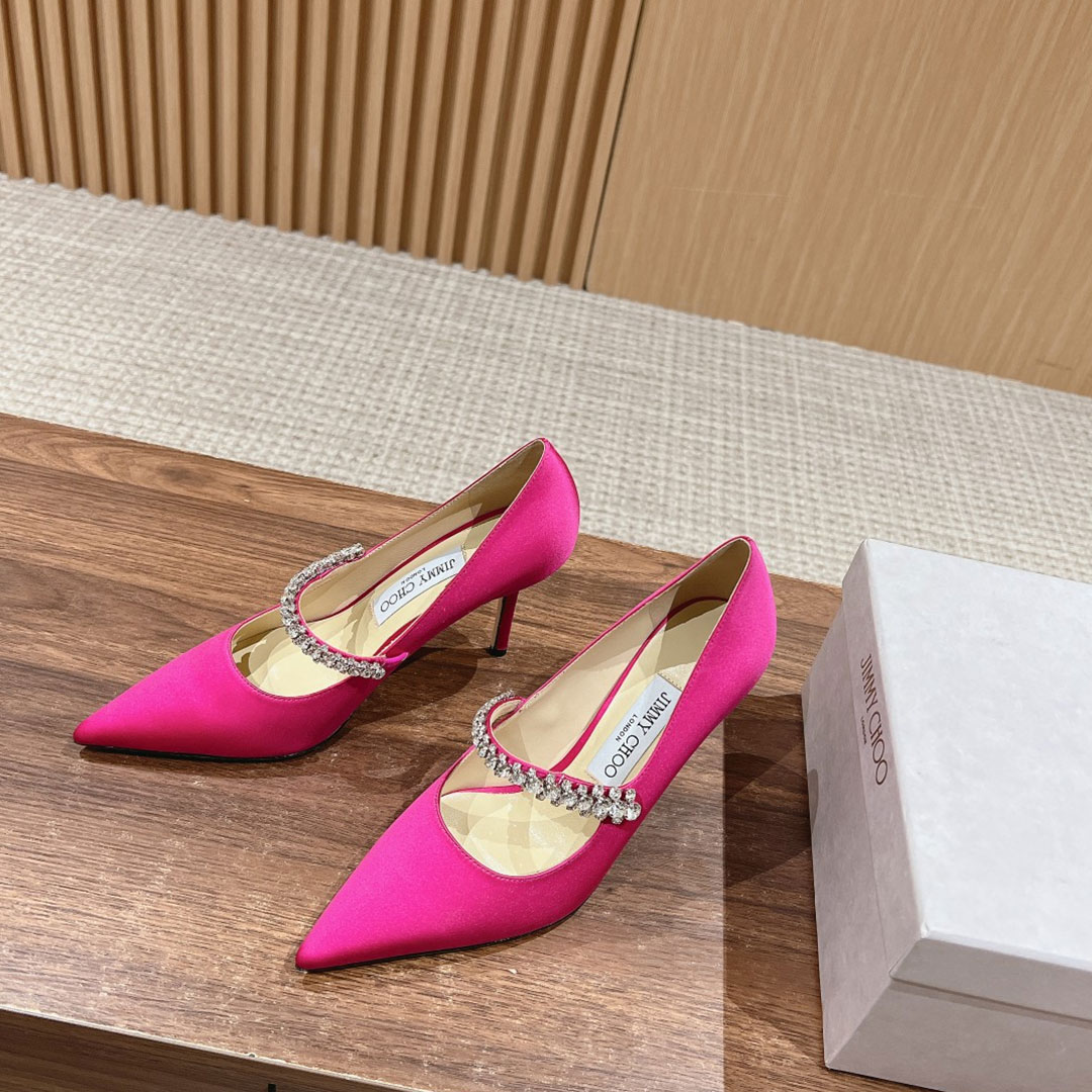 Jimmy Choo Baily Tidal Spike Slide Sandal