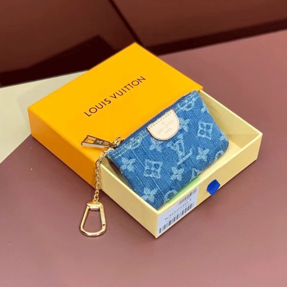 Louis Vuitton LV Jacquard Denim Key Bag