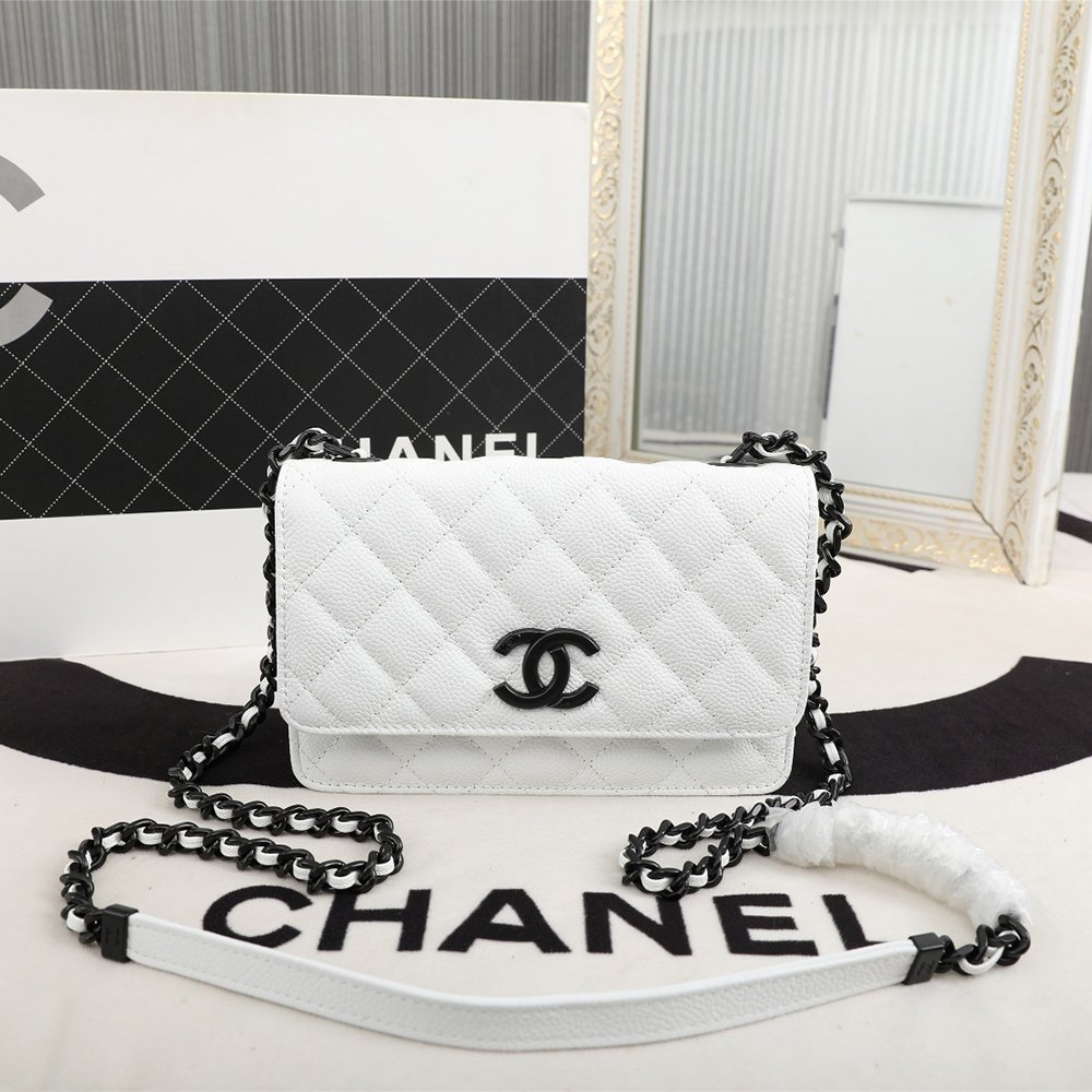 Chanel Grained Flap Crossbody Bag