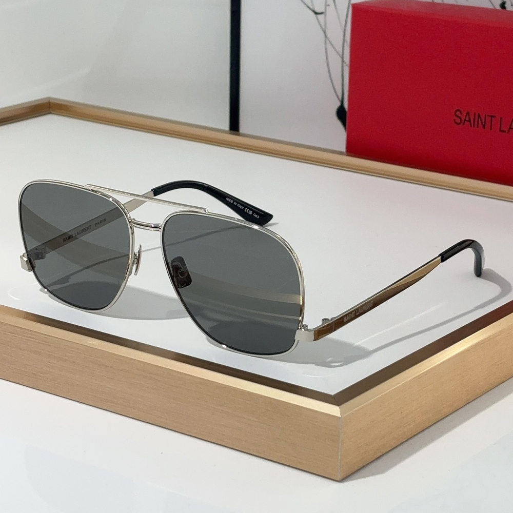 Saint Laurent YSL Metal Oval Sunglasses