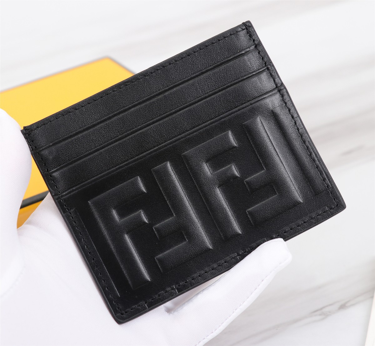 FENDI Leather Card Holder