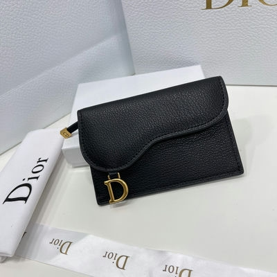 Dior Canvas Saddle Shape Wallte