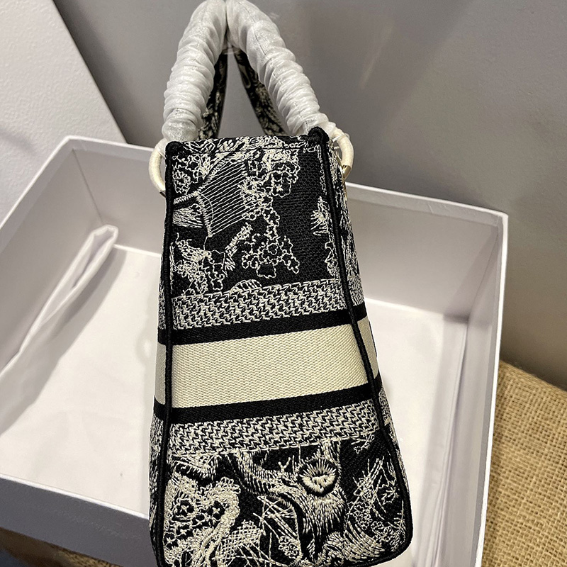 Dior The LADY D-LITE Bag Blue Toile de Jouy Reverse Embroidery M0565ORGO_M928