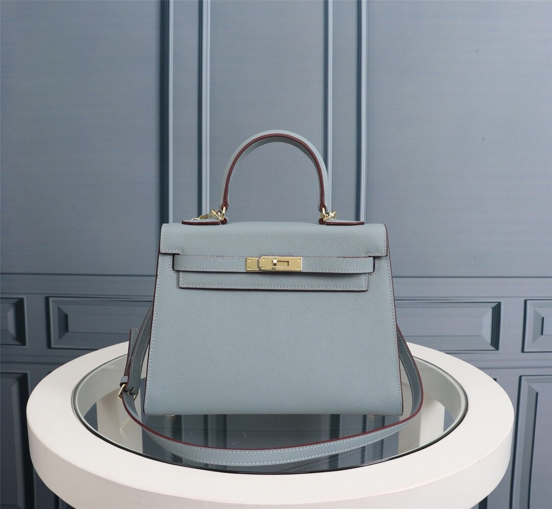 Hermes Kelly Gold Buckle Bag-Epsom