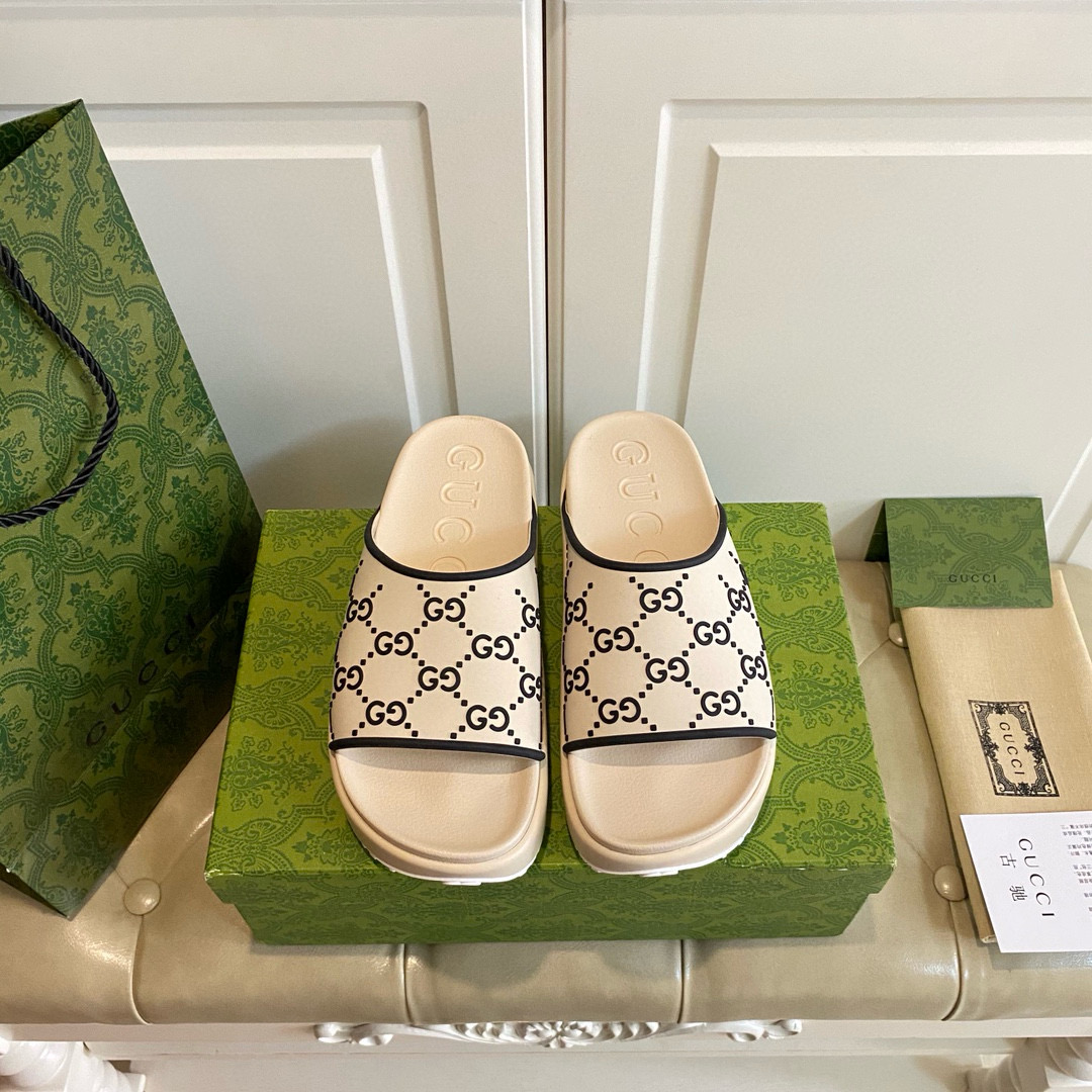 Gucci Platform Sandals Slide Sandal