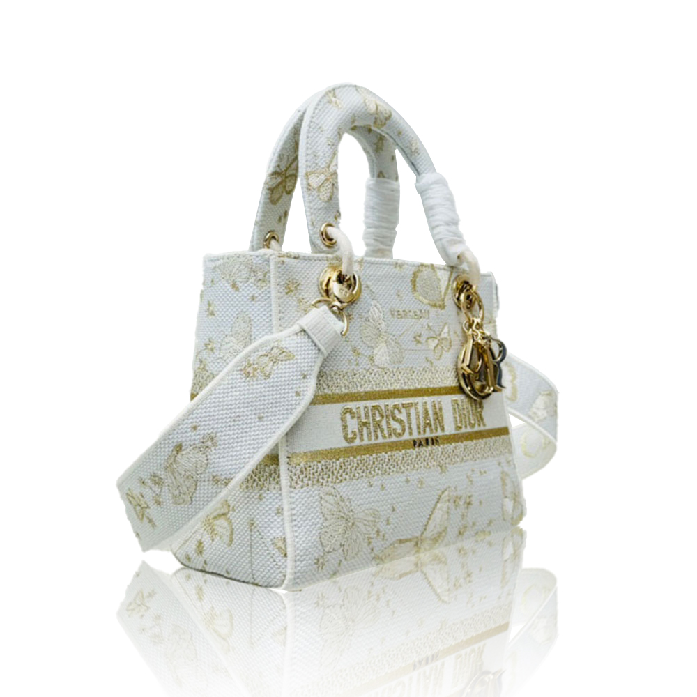 Dior The LADY D-LITE Bag MM-Butterfly Zodiac